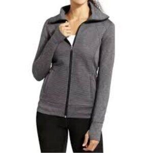 NWOT Athleta Stretch and Release Funnel Neck Zip Up Athletic Jacket